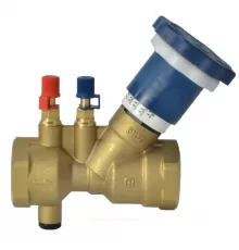 Клапан балансировочный ручной латунь Ду 32 G1 1/4" Ру25 Тмакс=110 оС ВР Kvs=18.5м3/ч с измерительными ниппелями OR 0621.033