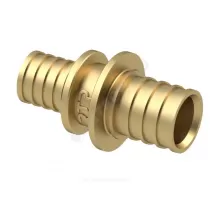 Муфта для PE-X/PE-RT труб аксиальная латунь Дн 40х25 переходная RTP (РосТурПласт) 29302