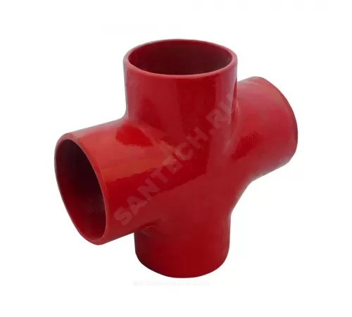 Крестовина чугун SML Ду 125х100х100х88гр б/растр SGACX