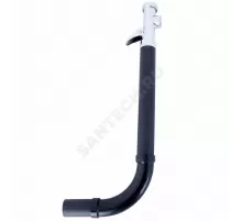 Кран смывной для чаши Генуя КрС-20 трубка ПВХ, рычаг, без вентиля