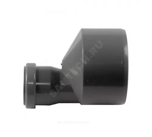 Переход НПВХ серый Дн 110х50 б/нап в/к Хемкор 2391035