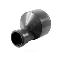 Переход НПВХ серый Дн 110х50 б/нап в/к Хемкор 2391035