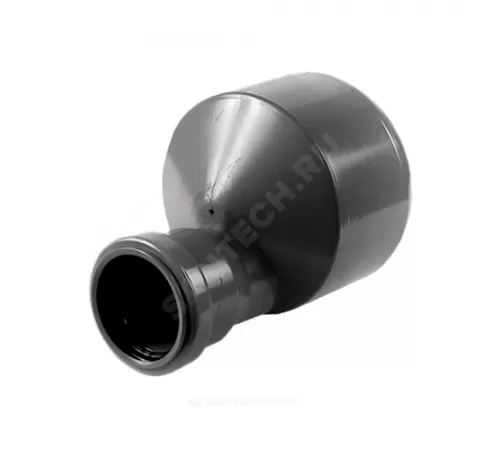 Переход НПВХ серый Дн 110х50 б/нап в/к Хемкор 2391035