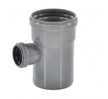 Тройник НПВХ серый Дн 110х50х87гр б/нап переходной в/к ТУ 6-49-33-92 Агригазполимер