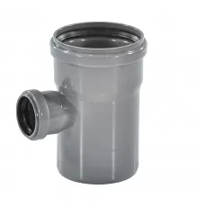 Тройник НПВХ серый Дн 110х50х87гр б/нап переходной в/к ТУ 6-49-33-92 Агригазполимер