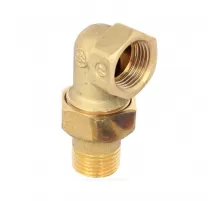 Соединитель латунь американка Ду 32 (1 1/4") угловой ВР/НР R19 Giacomini R19Y006