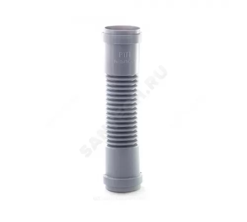 Муфта PP-H двухраструбная гибкая серая Дн 50 б/нап в/к RTP (РосТурПласт) 36326