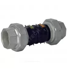 Компенсатор резиновый антивибрационный EPDM Ду 15 Ру16 ВР сжатие/растяжение 22 мм/5 мм RMCX