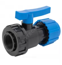 Кран шаровой компрессионный Дн 25х1/2" ВР Ру16 ТПК-АКВА 554222512