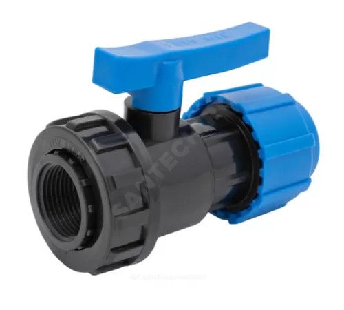 Кран шаровой компрессионный Дн 25х1/2" ВР Ру16 ТПК-АКВА 554222512