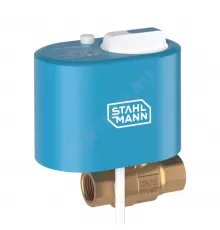 Кран бронза Ду 15 1/2" Ру40 ВР с эл/прив 12В STAHLMANN 2282755