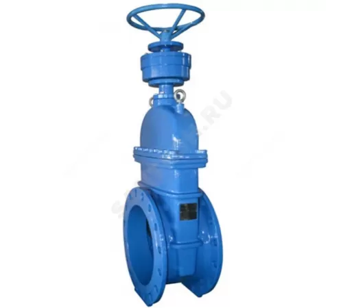 Задвижка чугун VOC4241C аналог МЗВ обрезиненный клин EPDM Ду 600 Ру16 Тмакс=110C фл с редуктором Tecofi VOC4241C-08EP0600