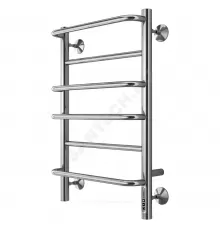 Полотенцесушитель электрический нерж сталь Лесенка 95 Вт 400х650мм 6П со встроенным диммером справа Евромикс Терминус 4670078531261