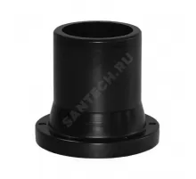 Втулка спигот ПЭ100 под фланец Дн 90 (D1 117мм) Ру25 SDR7,4 EUROSTANDARD 2030250090