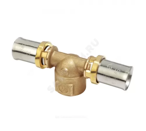 Тройник для МП/PE-X труб латунь пресс Дн 50х1 1/4"х50 ВР RM154 Giacomini RM154Y068