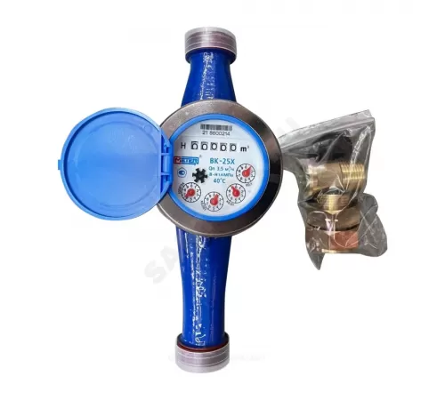 Счётчик х/в крыльчатый многоструйный Ду 25 Ру16 40С L=260мм резьба В/К ВК-Х Метер