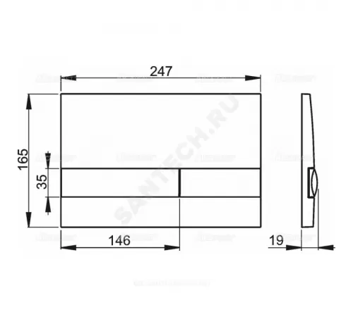 Кнопка смыва