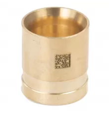Гильза для PE-X труб аксиальная латунь Дн 25 LX Рехау 11080031001