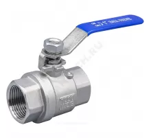 Кран шаровой нерж SS316 Ду 10 Ру63 ВР L=50мм полнопроходной Benarmo