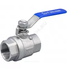 Кран шаровой нерж SS316 Ду 10 Ру63 ВР L=50мм полнопроходной Benarmo