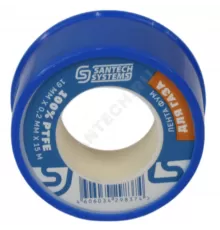 Лента ФУМ PTFE 19ммх0,2ммх15м катушка среда: газ SantechSystems