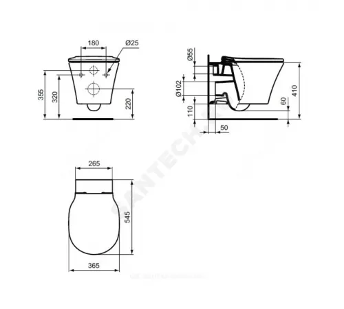 Унитаз подвесной