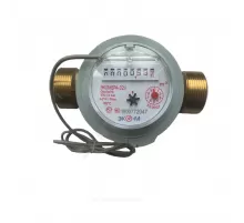 Счётчик г/в и х/в крыльчатый одноструйный Ду 32 Ру16 90С резьба импульсный ЭКОМЕРА Э-32ОУИ-160-СК