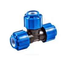 Тройник компрессионный ПЭ Дн 50 ТПК-АКВА 50050050