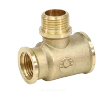 Тройник латунь переходной Ду 20х15х15 (3/4"х1/2"х1/2") ВР/НР/ВР VALFEX VF.132.L.034.012.012