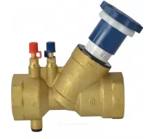Клапан балансировочный ручной латунь Ду 50 G2" Ру25 Тмакс=110 оС ВР Kvs=38м3/ч с измерительными ниппелями OR 0621.050