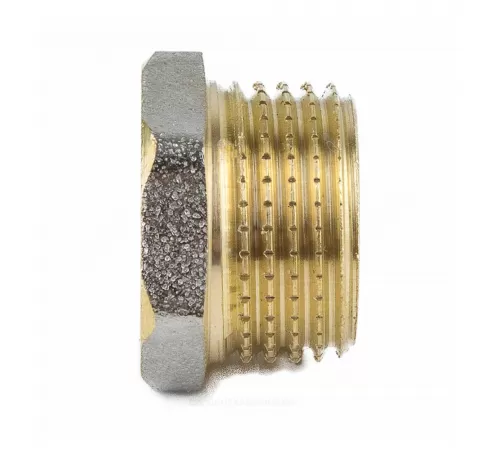 Футорка латунь никель Ду 50х25 (2"х1") НР/ВР 9024 ГОСТ 32585-2013 Aquasfera 9024-13