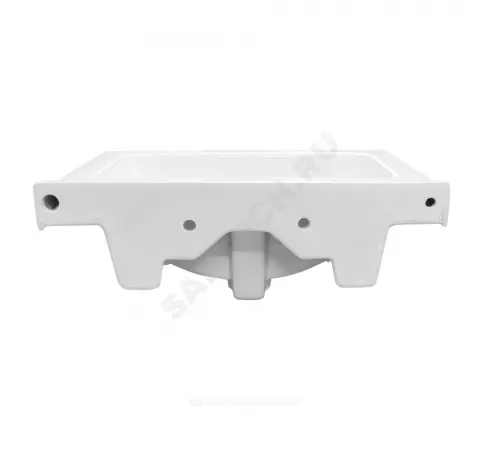 Умывальник подвесной Визит 55 1 отверстие под смеситель по центру с переливом белый Santeri 1.3115.3.S00.11B.0