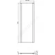 Стенка душевая CONNECT 2 боковая 700х1950мм Ideal Standard K9297V3