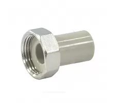 Штуцер PP-R комбинированный серый Дн 25х1" с накидной гайкой VALFEX 10135025Г