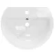 Умывальник подвесной Best 55 1 отверстие под смеситель по центру белый Sanita Luxe WB.PD/Best/55-C/WHT.G/S1