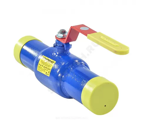 Кран шаровой сталь 11с67п Ду 150 Ру25 п/привар L=390мм Маршал 2ЦП.00.1.025.150/125