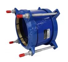 Муфта чугун соединительная для ПЭ труб Ду 65 (Дн 75-75) Ру10/16 ДРК-Е Benarmo