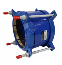 Муфта чугун соединительная для ПЭ труб Ду 50 (Дн 63-63) Ру10/16 ДРК-Е Benarmo