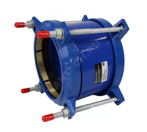 Муфта чугун соединительная для ПЭ труб Ду 65 (Дн 75-75) Ру10/16 ДРК-Е Benarmo