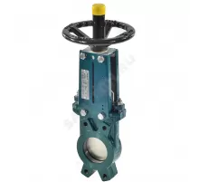 Задвижка шиберная односторонняя чугун VG4400-00NI Ду 125 Ру10 межфл со штурвалом уплотнение: NBR Tecofi VG4400-00NI0125