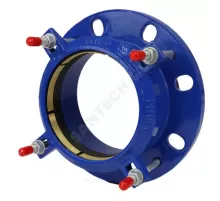 Муфта чугун соединительная для ПЭ труб Ду 100 (Дн 110-110) Ру10/16 ПФРК-Е Benarmo