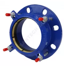 Муфта чугун соединительная для ПЭ труб Ду 100 (Дн 110-110) Ру10/16 ПФРК-Е Benarmo