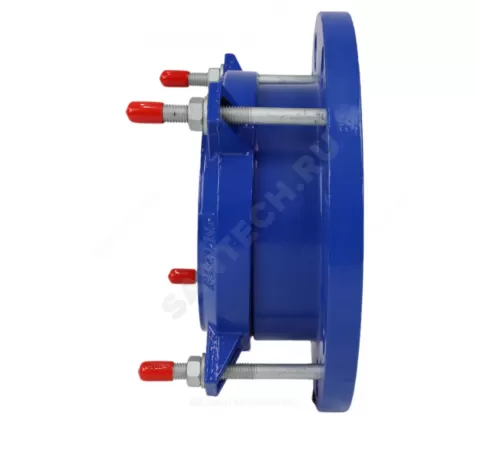 Муфта чугун соединительная для ПЭ труб Ду 100 (Дн 110-110) Ру10/16 ПФРК-Е Benarmo