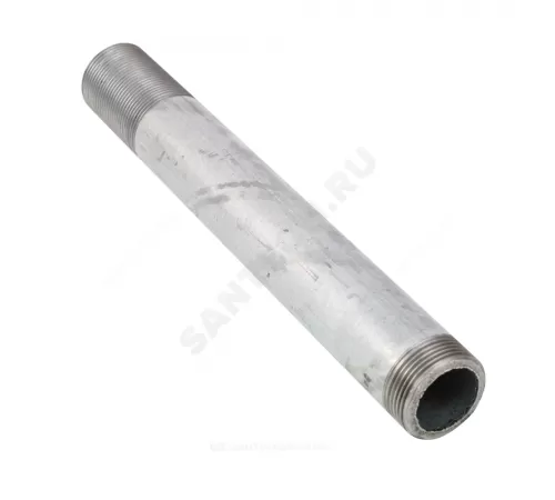 Сгон сталь удлиненный оц Ду 32 L=300мм б/комплекта из труб по ГОСТ 3262-75 КАЗ