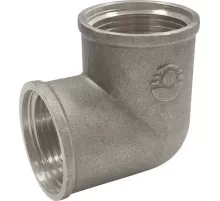 Угольник латунь никель Ду 15 (1/2") ВР/ВР VALFEX VF.090.N.012