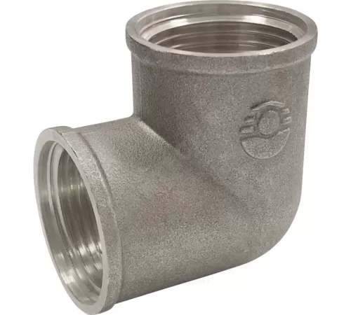 Угольник латунь никель Ду 20 (3/4") ВР/ВР VALFEX VF.090.N.034