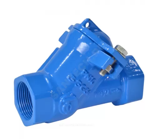 Клапан обратный чугун шаровой CBL4141 Ду 40 Ру10 Тмакс=90 оС ВР 1 1/2" шар нитрил с самоочищающимся шаром Tecofi CBL4141-0040