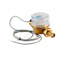 Счётчик х/в крыльчатый одноструйный Ду 15 Ру10 Qn=1,5 м3/ч 30С L=80мм резьба импульсный Б/К IP54 WFK24 Итэлма