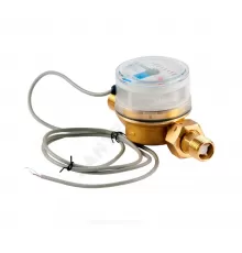 Счётчик х/в крыльчатый одноструйный Ду 15 Ру10 Qn=1,5 м3/ч 30С L=80мм резьба импульсный Б/К IP54 WFK24 Итэлма