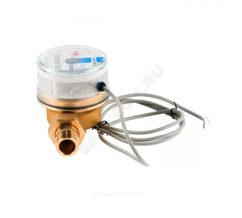 Счётчик х/в крыльчатый одноструйный Ду 15 Ру10 Qn=1,5 м3/ч 30С L=80мм резьба импульсный Б/К IP54 WFK24 Итэлма